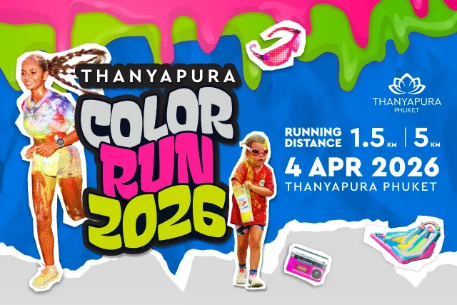 Thanyapura Color Run 2026's banner