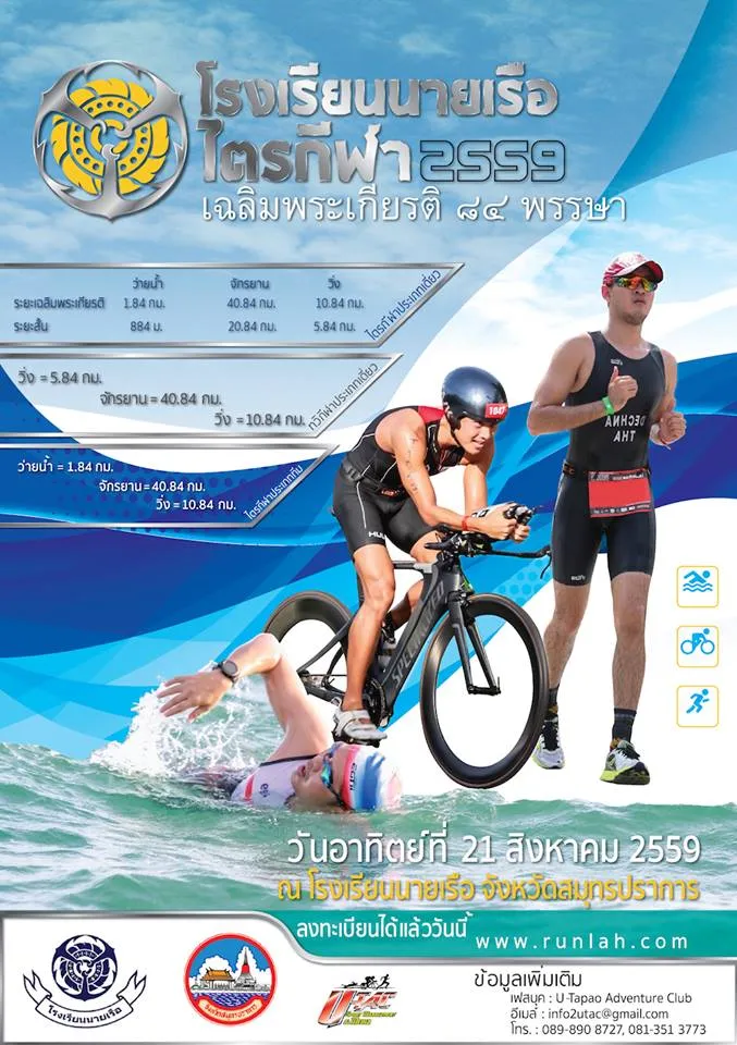 NAVAL Academy Triathlon 2016's banner