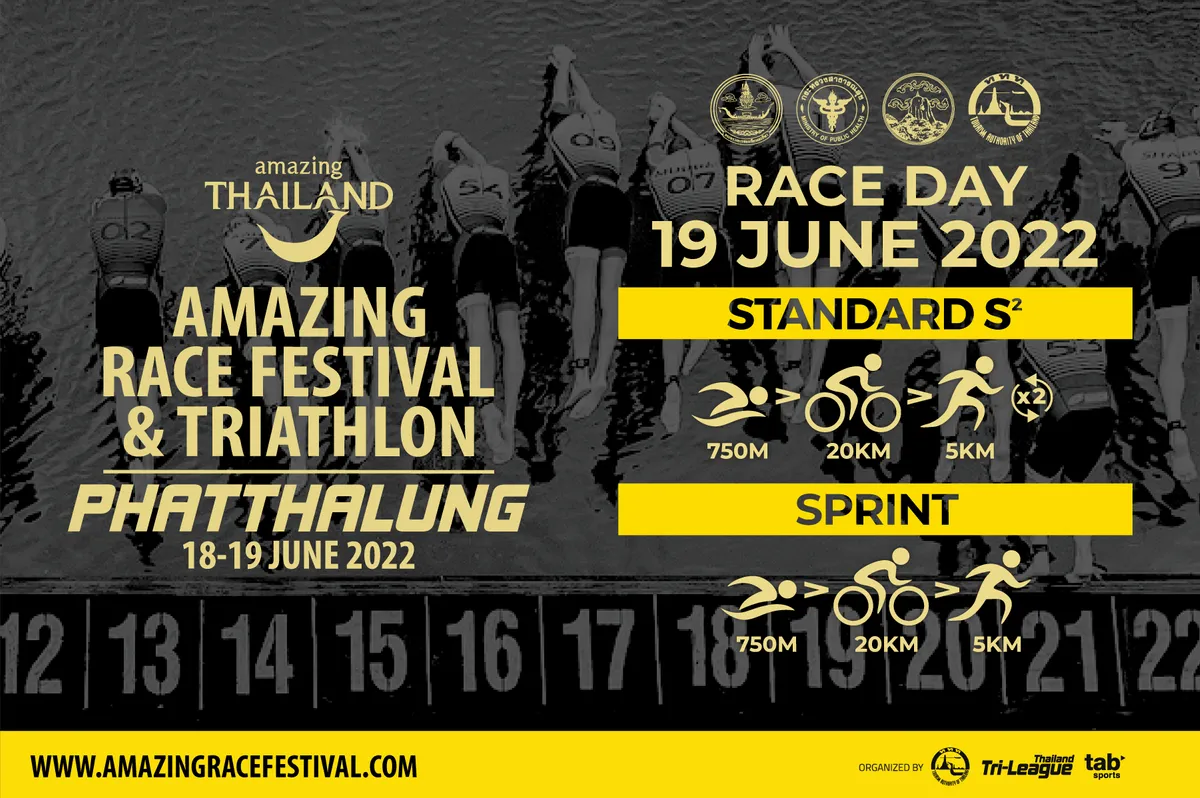 AMAZING​ RACE FESTIVAL&TRIATHLON 2022 PHATTHALUNG (TRIATHLON)'s banner