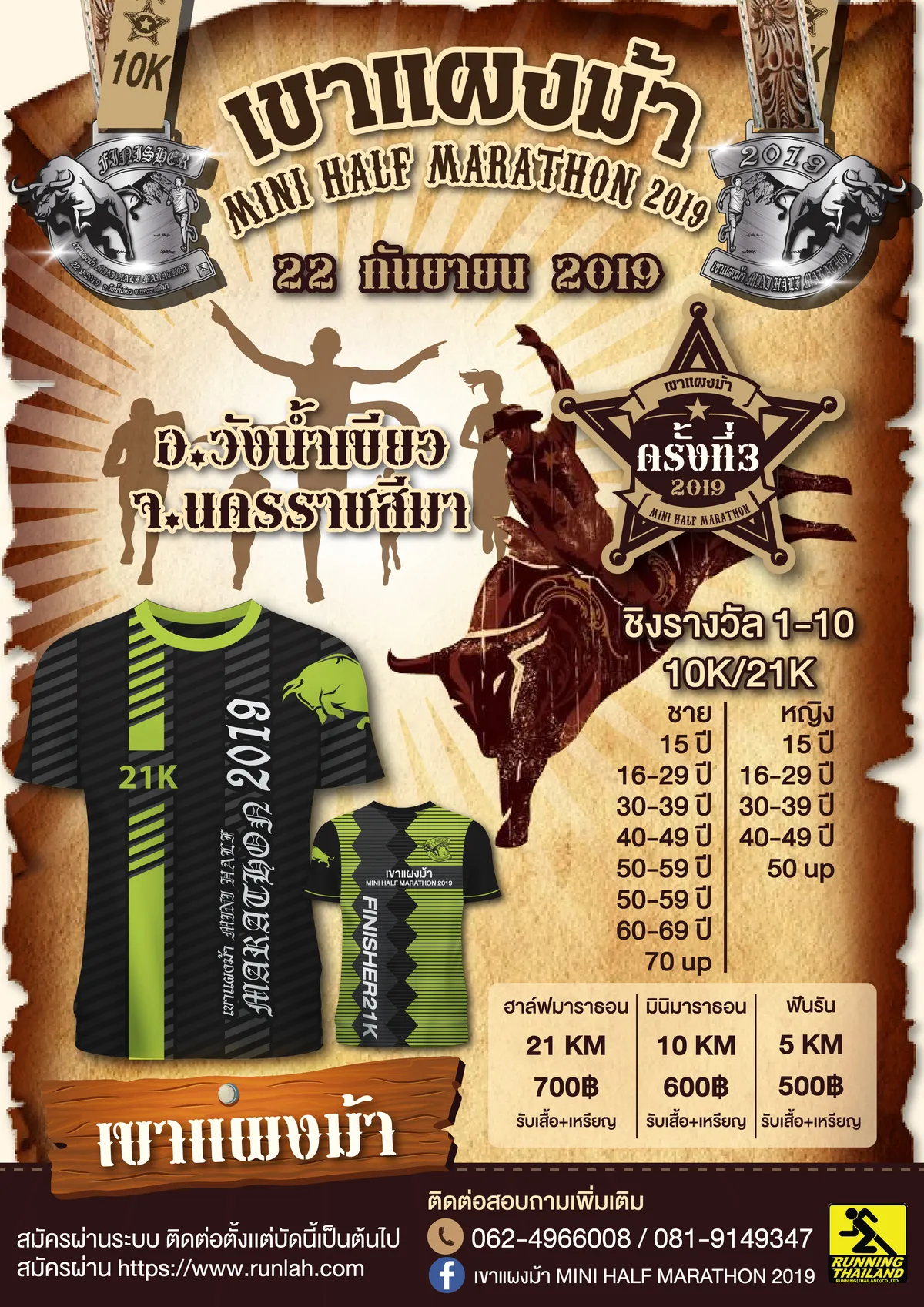 เขาแผงม้า Mini Half Marathon 2019 ครั้งที่ 3's banner