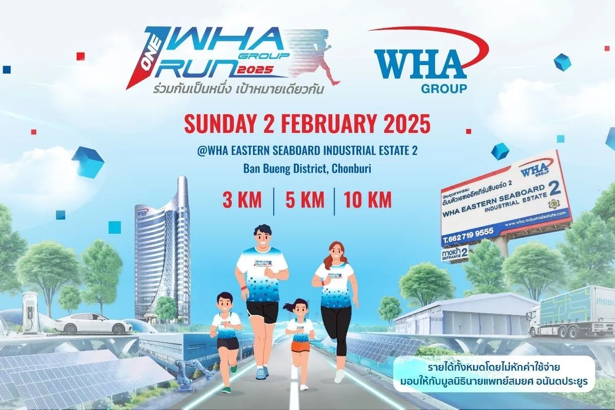 One WHA RUN 2025's banner