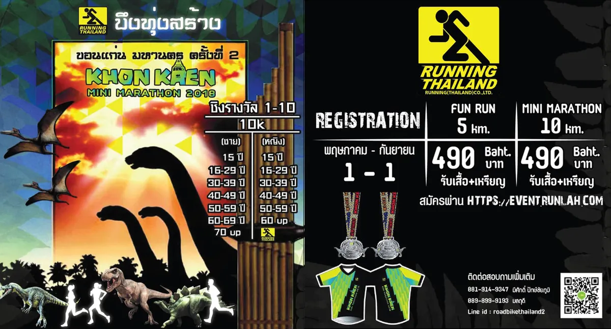 Khonkaen Mahanakorn Mini Marathon 2018's banner