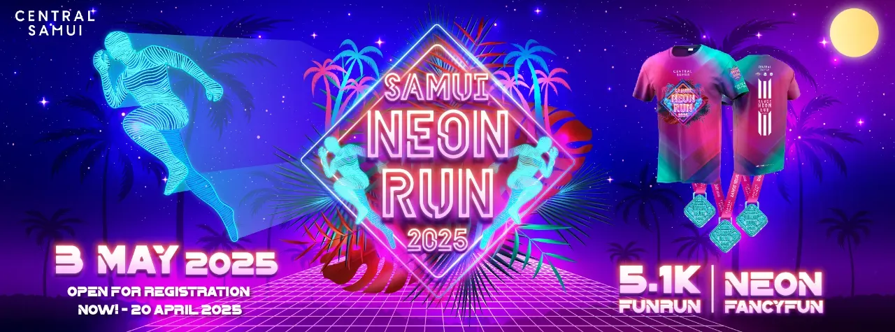 Samui Neon Run 2025's banner