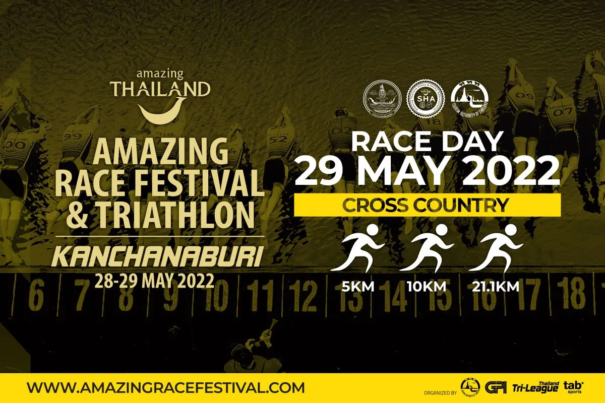 CROSS COUNTRY RUN: AMAZING​ RACE FESTIVAL&TRIATHLON 2022 KANCHANABURI's banner