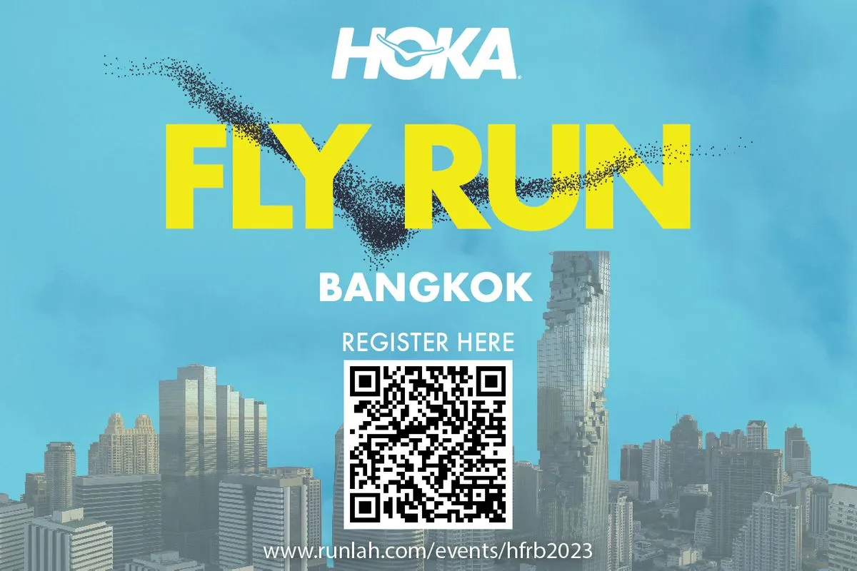 HOKA FLY RUN BANGKOK's banner