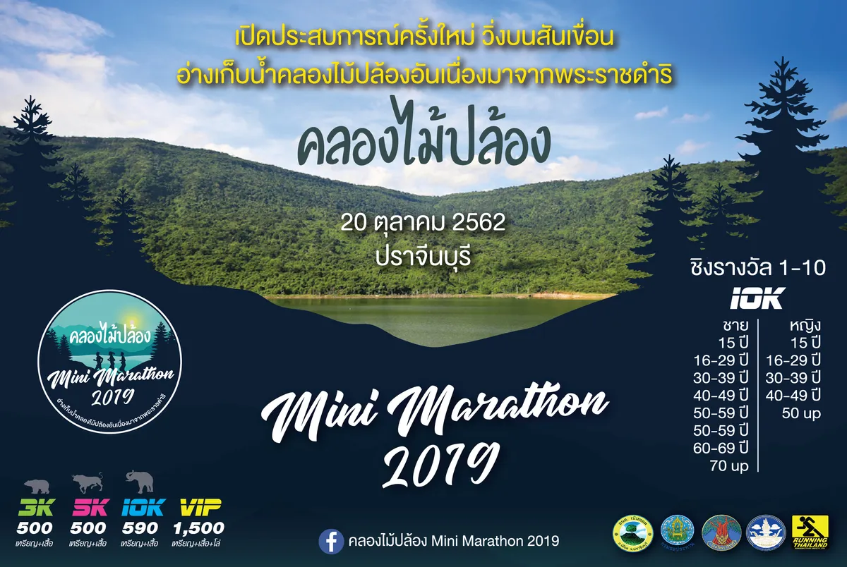 Khlong Mai Plong Mini Marathon 2019's banner