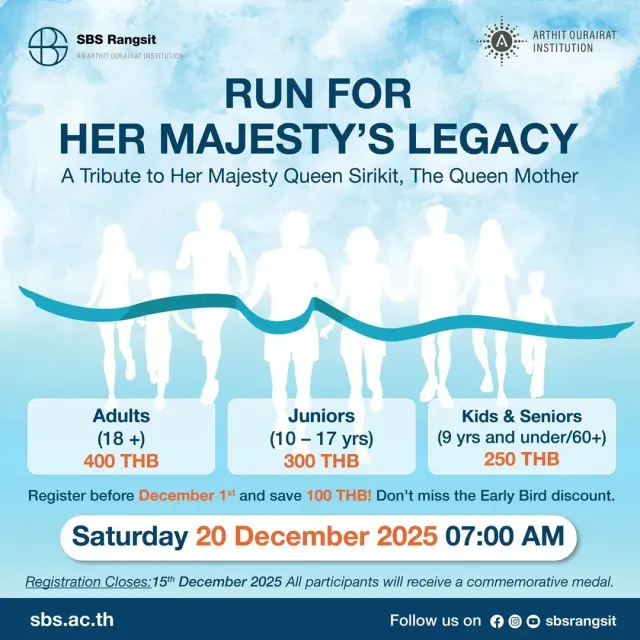 Run for Her Majesty's Legacy's banner