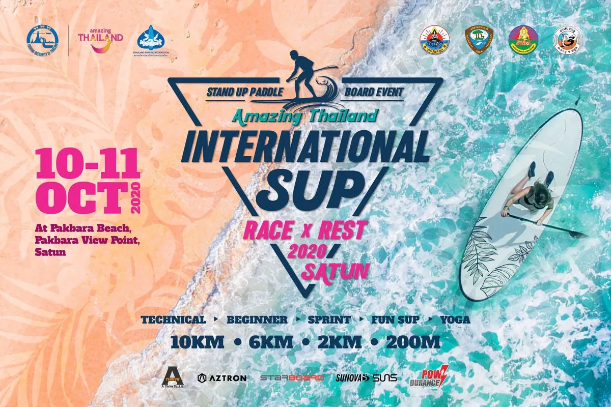 Amazing Thailand International SUP Race x Rest SATUN 2020's banner